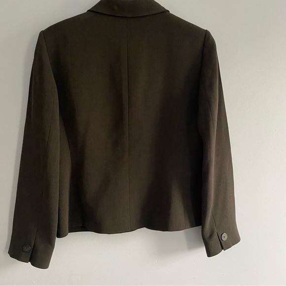 Casual Corner Dark Green Blazer 8 - Picture 4 of 7